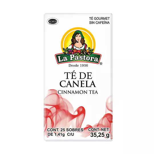 Té de canela LA PASTORA caja con 25 sobres
