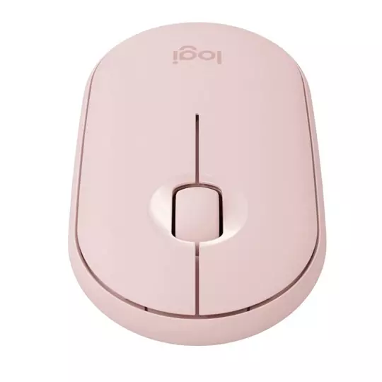 Mouse Logitech M350 Pebble Inálambrico Rosa