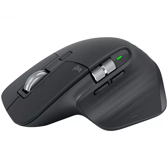 Mouse Ergonómico Logitech Óptico MX Master 3s Inalámbrico Bluetooth Grafito