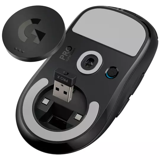 Mouse Gamer Logitech Pro X Superlight Inálambrico Negro