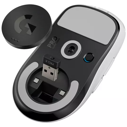 Mouse Gamer Logitech Pro X Superlight álambrico Blanco