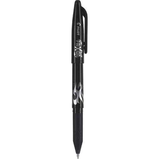 Bolígrafo fino Frixion Ball Pilot tinta gel borrable, color negro, caja c/12