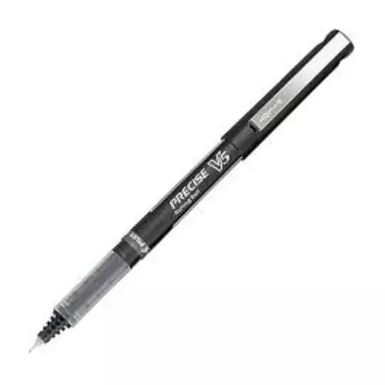 Bolígrafo extra fino Precise V5 Pilot punta rodante, color negro, 12 piezas