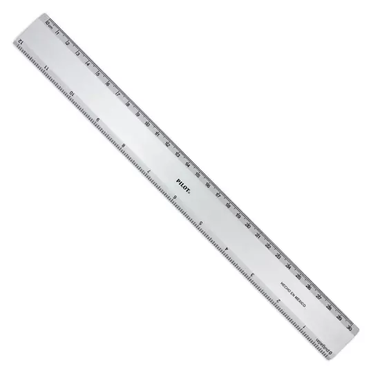 Regla metálica de aluminio Pilot de 30 cm