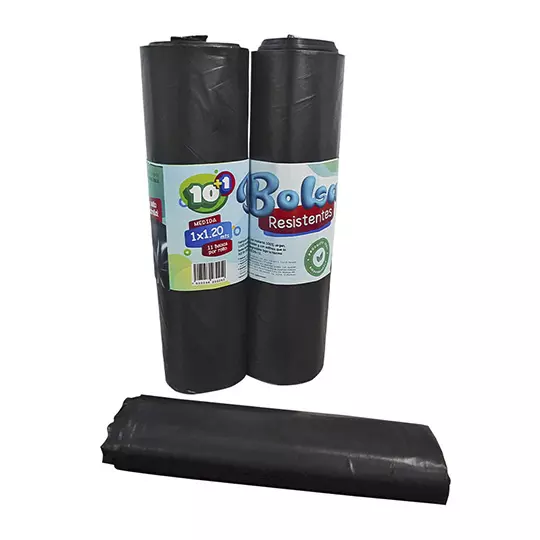 Bolsa jumbo con jareta, rollo con 11 bolsas medidas de 100x120 cm