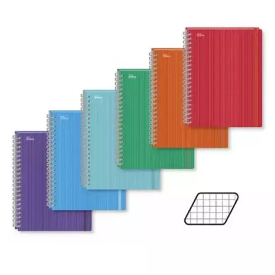 Cuaderno profesional Printaform pasta dura cuadro chico 100 hojas 1 pz.