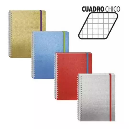 Cuaderno profesional Printaform pasta dura cuadro grande 100 hojas 1 pz.