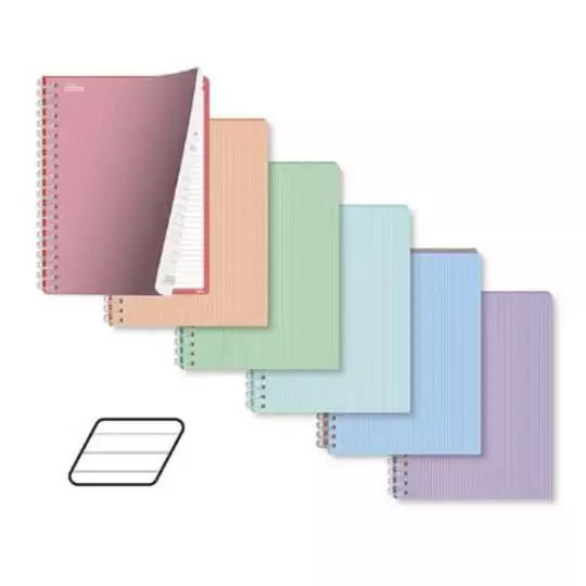 Cuaderno profesional Printaform pasta semirrigida raya 100 hojas 1 pz