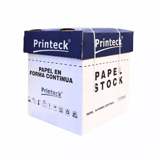 Caja de papel stock Printeck de 9.5" x 11" 2 tantos