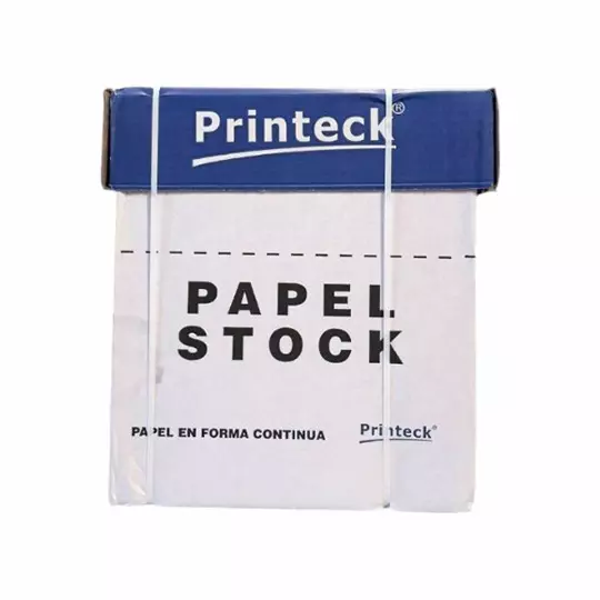 Caja de papel stock Printeck de 9.5" x 5.5"  1 tanto