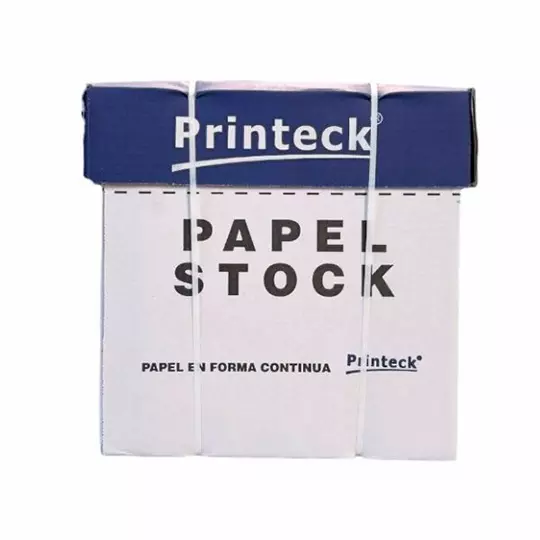 Caja de papel stock Printeck de 9.5" x 5.5"  2 tantos