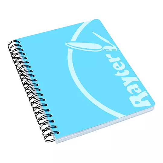 Cuaderno profesional Rayter con cuadro de7 mm, colores surtidos con 200 hojas