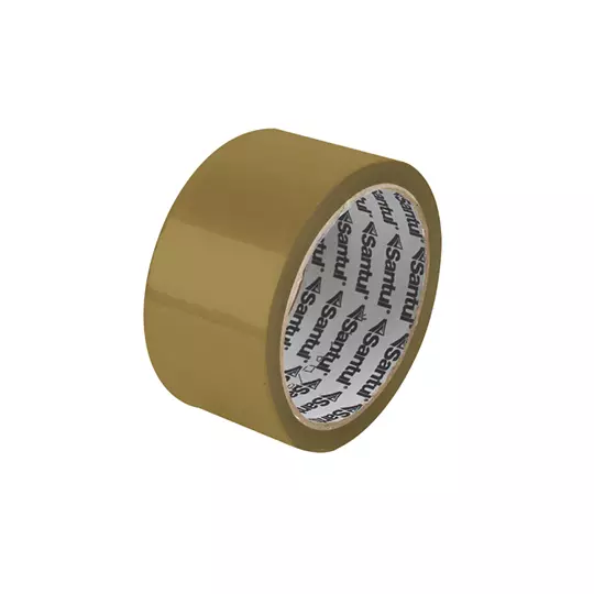 Cinta empaque adhesiva SANTUL canela de 48MM X 50M