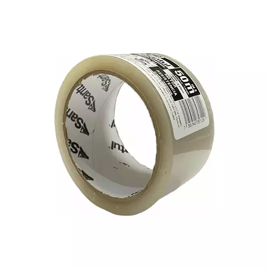 Cinta empaque adhesiva SANTUL transparente DE 48MM X 50M