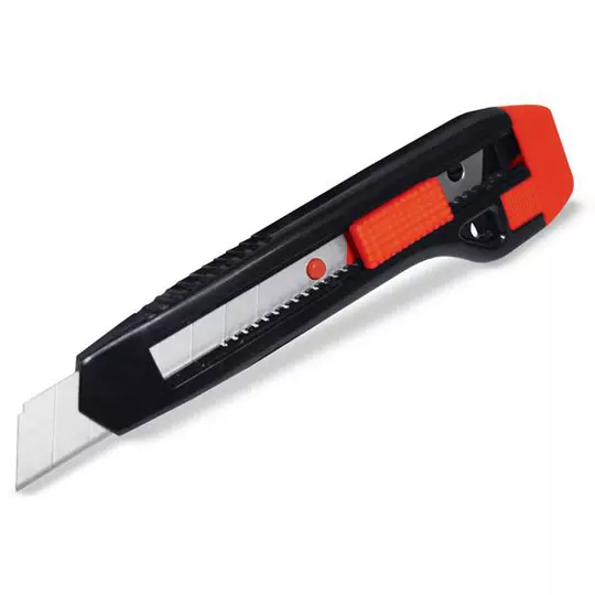 Cutter alma metálica Santul 15 cm de largo y navaja de 18mm.