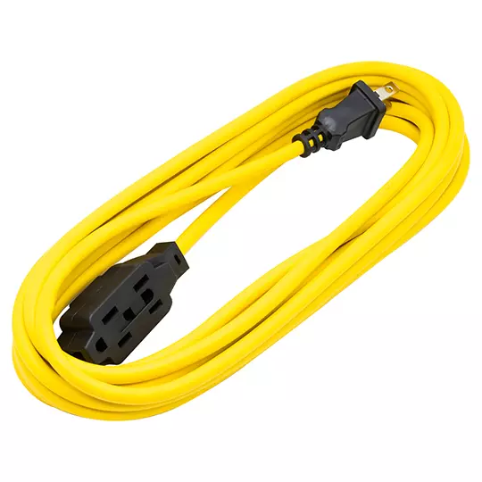 Extensión de 3 contactos santul 5 M color amarillo