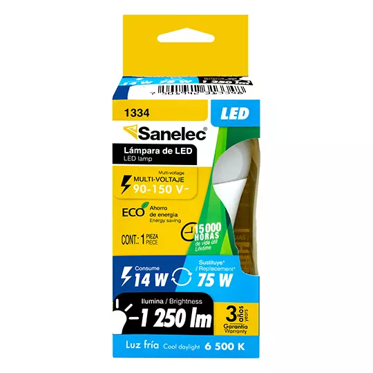 Foco led santul 14 w luz fría santul.