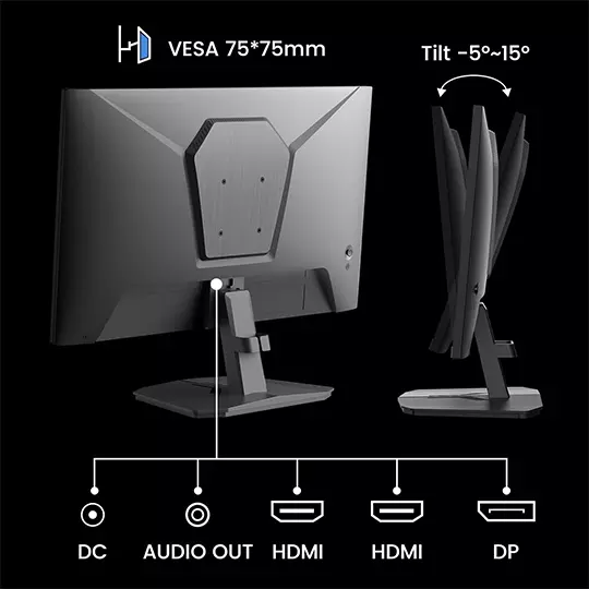 LM-Monitor de juegos de 24 pulgadas 160Hz FHD 1080 Tecnología FreeSync