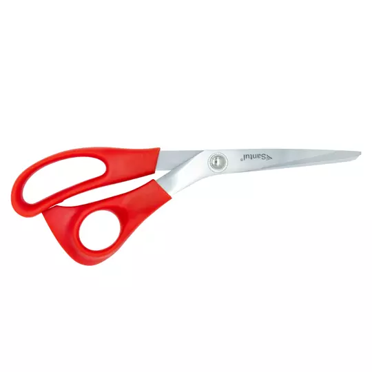 Tijeras santul de 20 CM (8 pulgadas) color rojo.