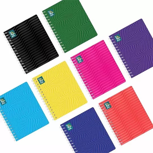 Cuaderno profesional SAZZ Classic doble arillo cuadro chico C5 con 100 hojas
