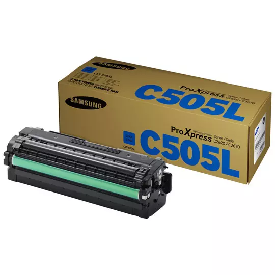 HP clt-c505l h-yield cyan toner crtg.