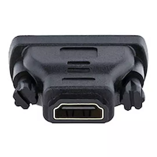 Adaptador Convertidor Startech HDMI Hembra - DVI-D Macho, Negro