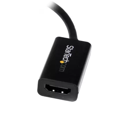 LM-Convertidor Startech Mini DisplayPort a HDMI activo negro