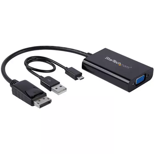 Adaptador Startech displayport a VGA audio