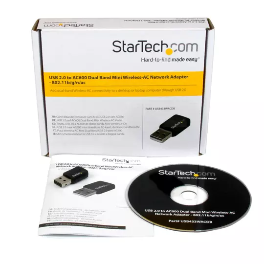 Mini adaptador red USB 2.0 inalámbrico Startech