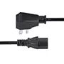 Cable de 1.8m de Alimentación para Computadora18AWG, plano NEMA 5-15P a C13