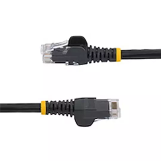 Cable de red ethernet 1m cat6 rj45 snagless gigabit negro