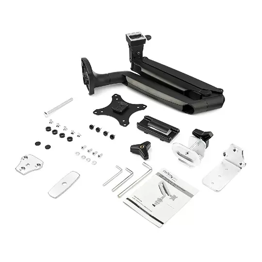 LM-Brazo De Soporte De Pantalla Para Escritorio Negro Vesa