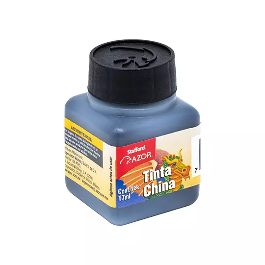 Tinta china Stafford color negro 17 ml.