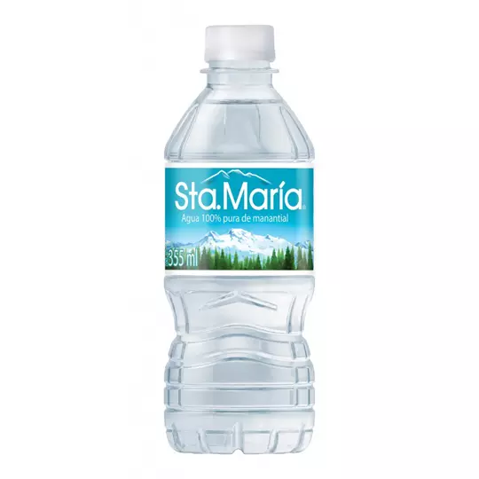 Agua embotellada santa maria 355 ml c/24pz