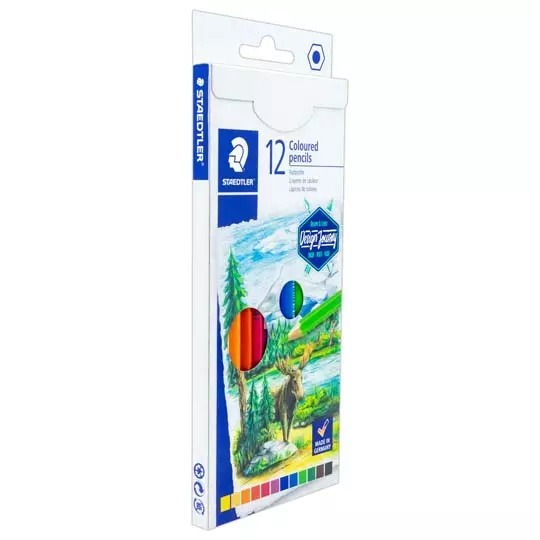 Lápices de color Staedtler Design Journey y clásicos caja con 12 piezas