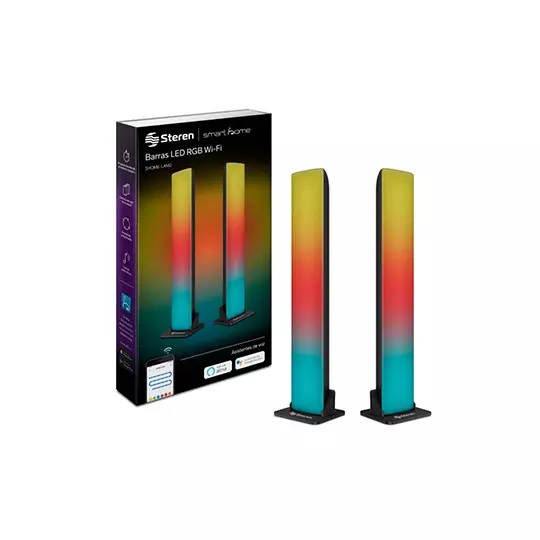 LM-Barras de luz STEREN multicolor RGB con conexión Wi-Fi