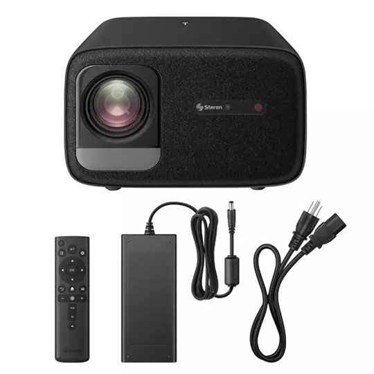 Proyector multimedia STEREN Home Teacher con 1100 ANSI Im enfoque automático