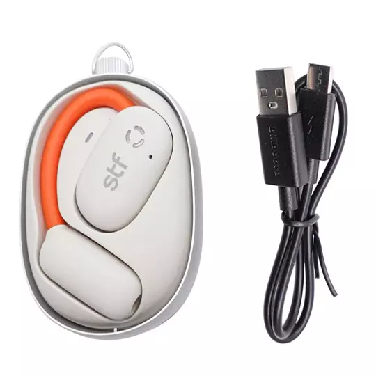 LM-Audífonos inalámbricos sport STF One pro OWS con wireless y luz led blanca