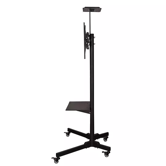 Soporte de pantalla móvil con ruedas 360grados Techmakro para TV de 32'' a 70''
