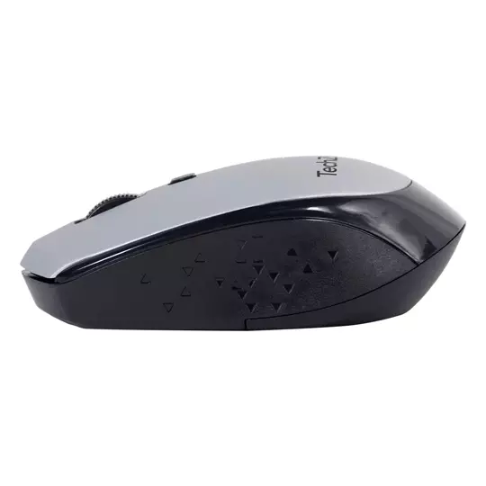 Mouse Techzone inalámbrico blanco.