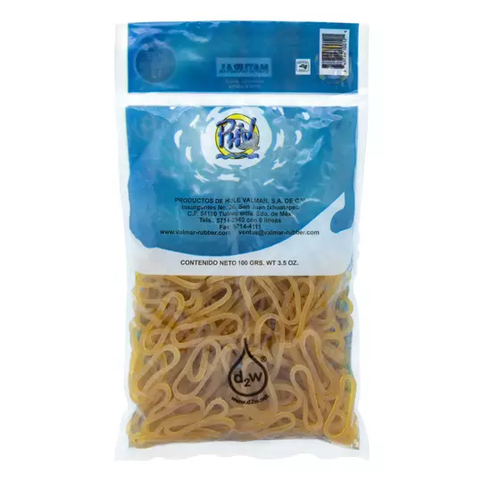 Ligas de hule natural no.12.