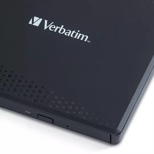 GRABADORA VERBATIM SLIMLINE DE CD/DVD USB EXTERNA.