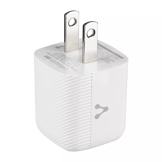 Cargador Para Pared Au-355 Fast Charge 3.0 A 1 Usb C 30w Blanco