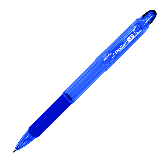 Portaminas ZEBRA J-Roller MP punto fino 0.5 mm cuerpo azul caja con 6 pz